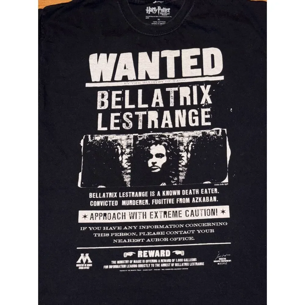 2009 Harry Potter And The Half Blood Prince Movie Promo XL Shirt Bellatrix - Picture 3 of 8